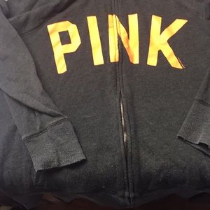 Pink zip up